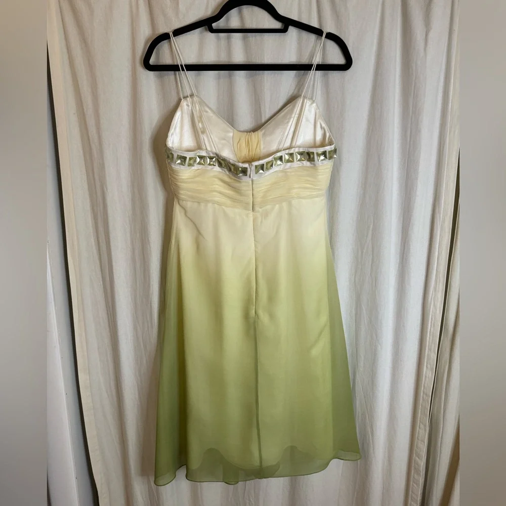 Badgley Mischka vintage embellished ombre Dress - Picture 2 of 7
